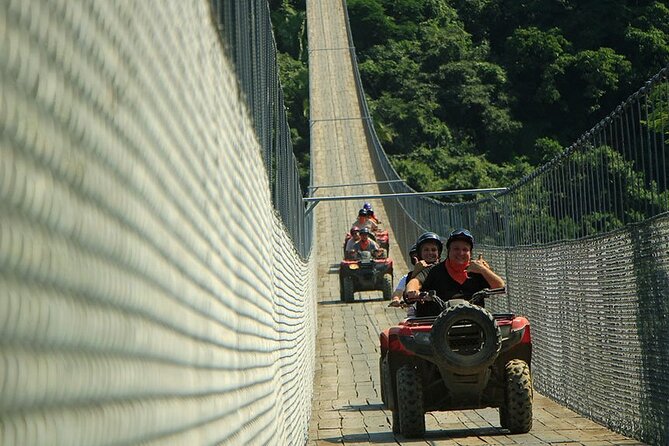 ATV and RZR Jorullo Bridge Experience in Puerto Vallarta - Cooling off at El Salto waterfall