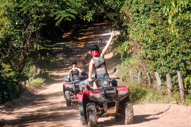 ATV-Zip Line Combo Adventure Tour from Puerto Vallarta - The Canopy River zip-line section