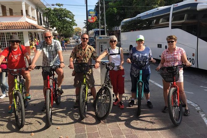 Bikes and Bites: Taco Bicycle Tour in Puerto Vallarta - Riding along the Malecón
