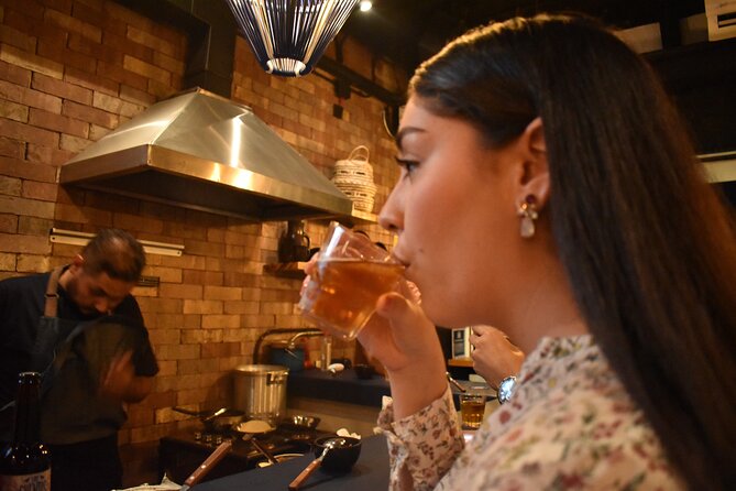 Brewery Bus Tour from Mexico - Monzón Brewing Co starts with food and local flavor