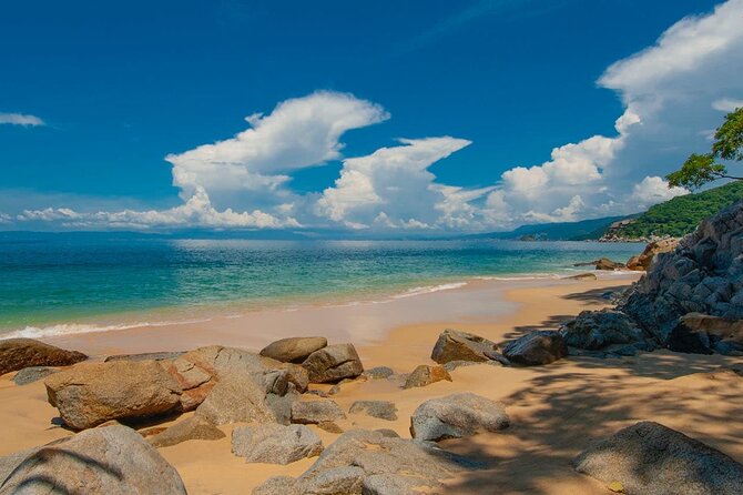 City Tour Express in Puerto Vallarta and Paradise Beaches - Riding the open-top truck along Banderas Bay