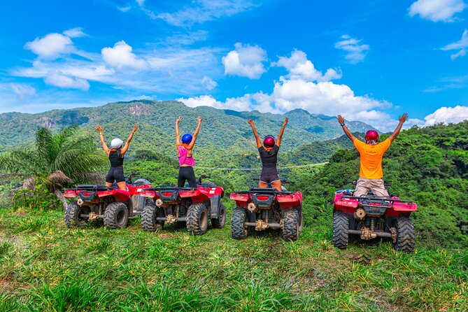 Combo ATV Jorullo Bridge + zip lines + mule ride - Finishing with a mule ride and tequila tasting