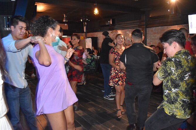Dance Lessons and Cocktails in a Mexican Cantina - The cantina setting and Mexican costumes