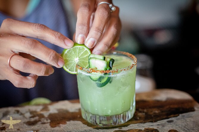Food & Mixology Tour:Tequila,Tacos, Mezcal and Agave Cocktails - Zapata Antojeria y Bar: mezcal and a tequila paloma lesson