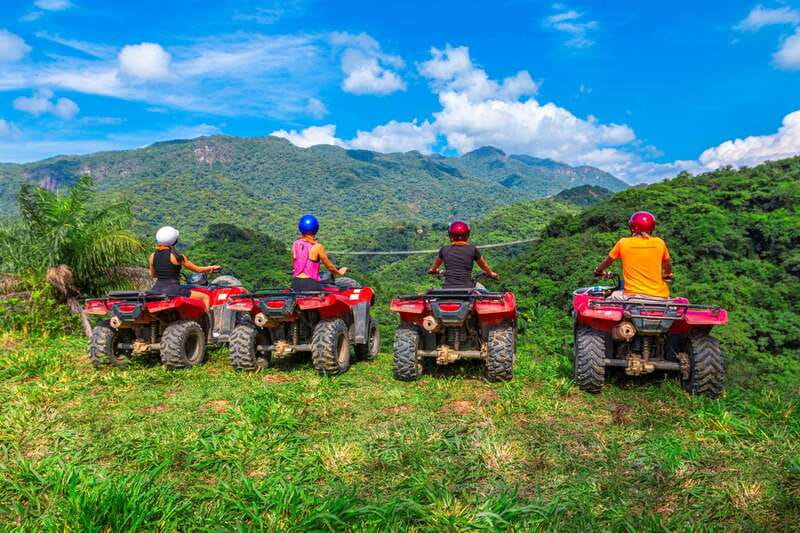 From Puerto & Nuevo Vallarta: ATV Tour with Tequila Tasting - El Salto waterfall and the welcome swim