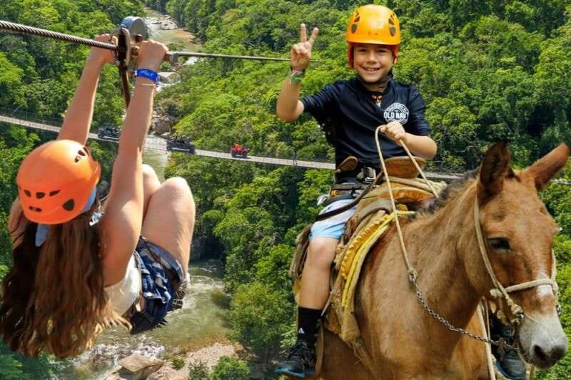 From Puerto Vallarta & Nuevo Vallarta: Canopy Zipline Tour - Eleven zip lines above the Sierra Madre river