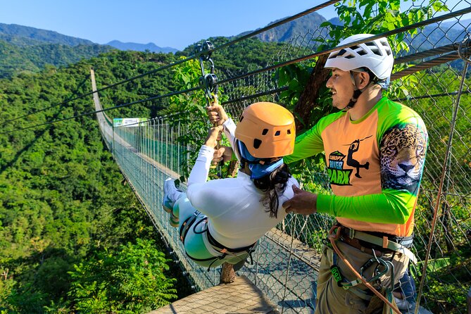 Full Zip Line Tour + Mules + Jorullo Bridge - Tequila tasting finishes the active part