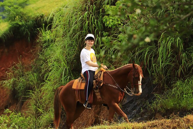 Horseback riding in the mountains of Puerto Vallarta - Getting comfortable before the ride