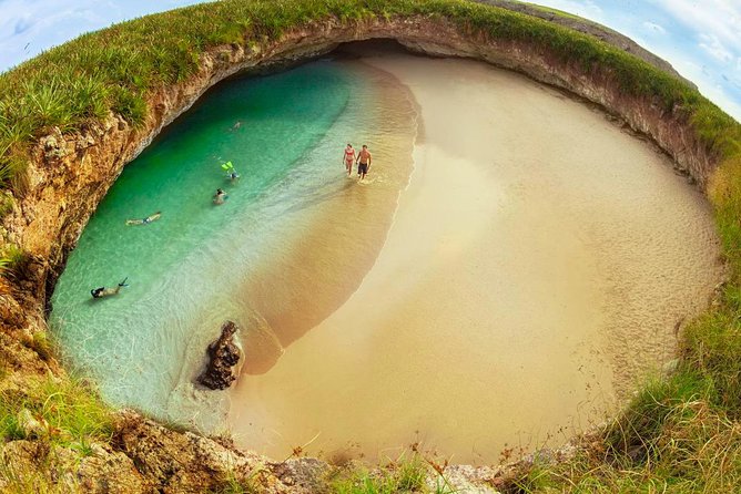 Marietas Islands Snorkel Cruise from Puerto Vallarta All Inclusive - Seeing the islands from the catamaran