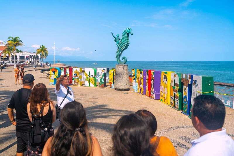 Mexico: Puerto Vallarta City Tour - Cobblestones, white houses, and downtown Vallarta