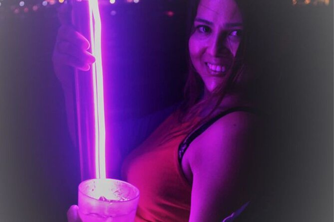 neon party - A boat party rather than a guided bay tour