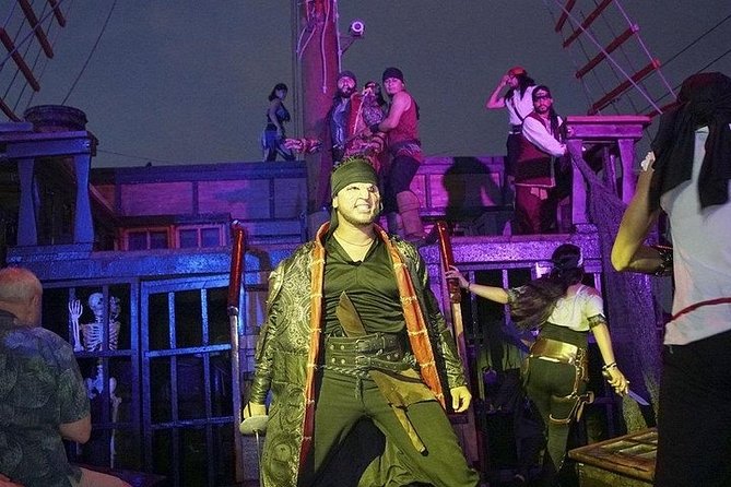 Night Cruise at Puerto Vallarta, Pirate Show & Dinner! - The pirate show and crew personalities