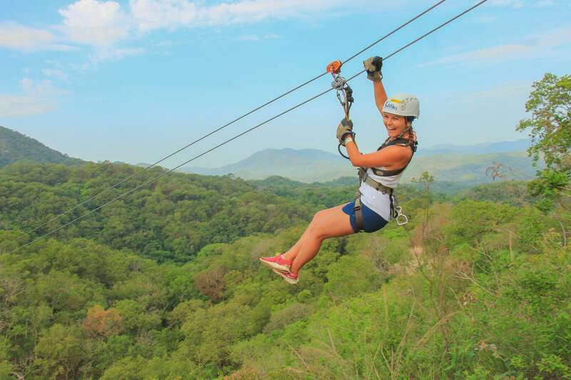 Outdoor Zipline Adventure - Ziplines over the forest
