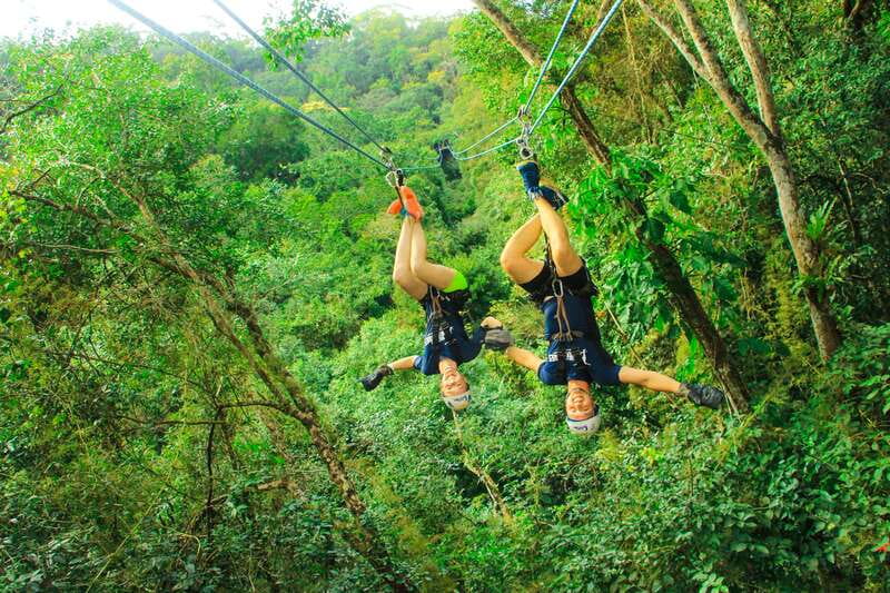 Outdoor Zipline Adventure - The one-hour speedboat ride to the base camp
