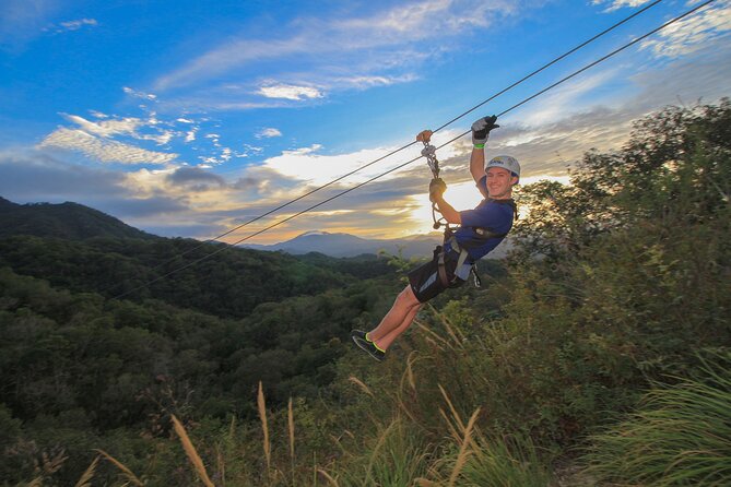 Outdoor Ziplining, Waterfalls & Speed boat in Puerto Vallarta - Ziplines range from high-speed runs to strange body positions