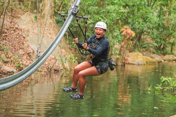 Outdoor Ziplining, Waterfalls & Speed boat in Puerto Vallarta - Base camp is the practical pause at the end