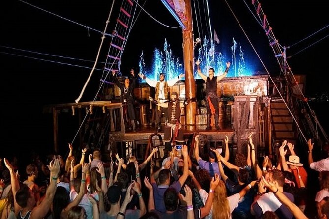 Pirate Ship at Night - Sailing Puerto Vallarta Bay After Dark