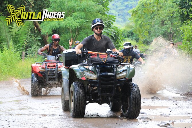 Private ATV tour Puerto Vallarta´s Spring Waters - Passing through a traditional Mexican village