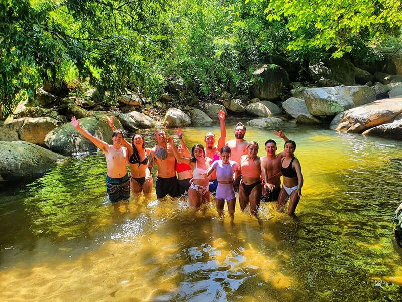 Puerto Vallarta: 4-Hour Jungle Hike and Waterfall Swim - The first waterfall and natural swimming pool
