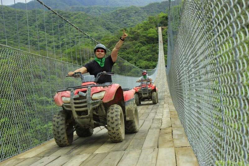 Puerto Vallarta: ATV Jorullo Bridge Adventure - Crossing Jorullo Bridge above the Cuale River