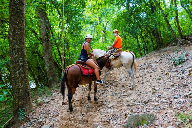Puerto Vallarta Canopy Tour:Zip-lines and mule ride at the Sierra - Flying above the Sierra at Canopy River Park