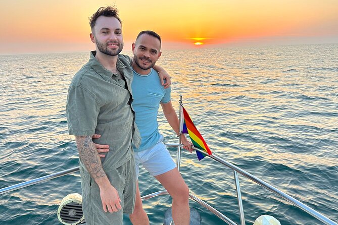Puerto Vallarta: Gay Luxury Sunset Cruise with Premium Open Bar - Following the Bay of Banderas at sunset