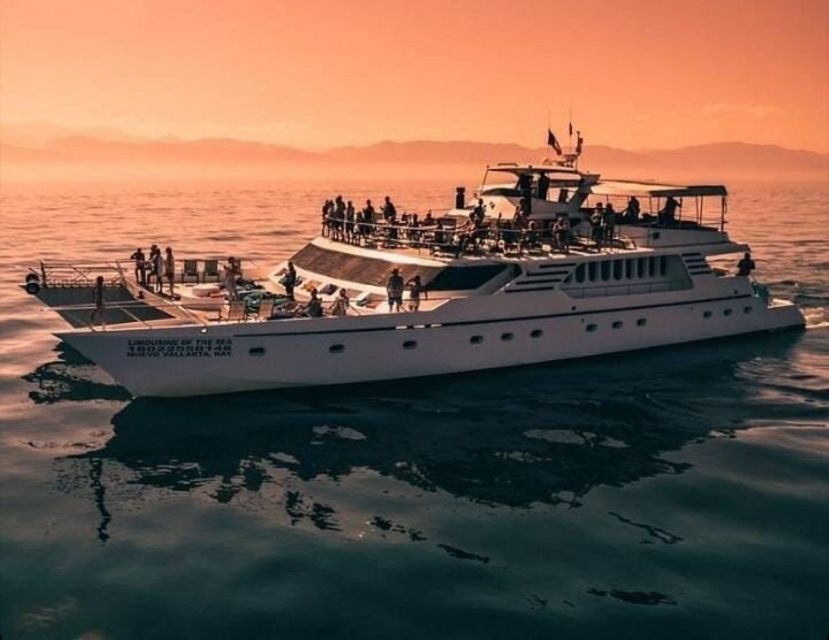 Puerto Vallarta: Mega Yacht Whale Watching Sunset Cruise - November through April is the season to choose