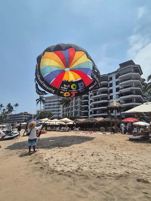 Puerto Vallarta: Private Parasailing Experience - Coming back down to the beach