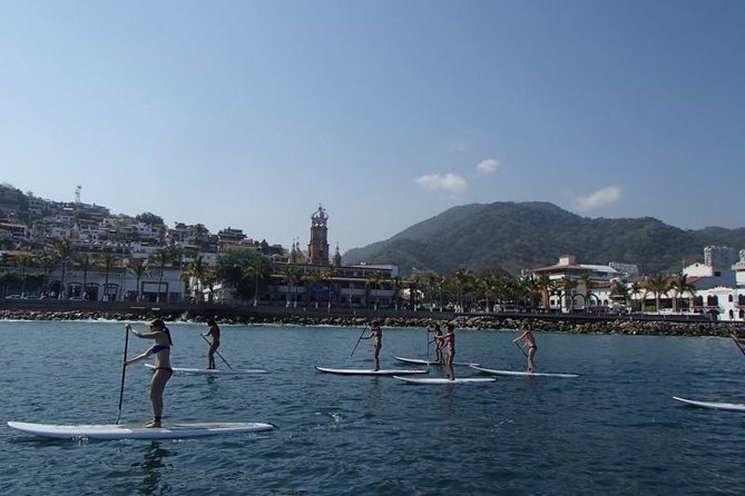 Stand-Up Paddle Board Lesson in Puerto Vallarta - Paddling Toward the Malecon