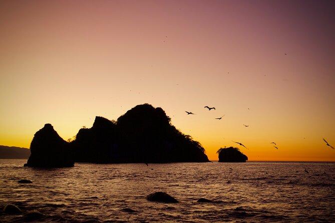 Sunset and Bioluminescence Boat Tour at Los Arcos Islands - Snorkeling in the glowing caves