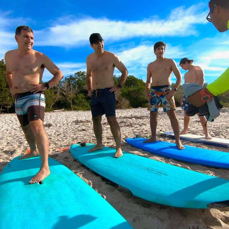 Surfing on the north of the bay - Starting at Nuevo Nayarit Public Beach