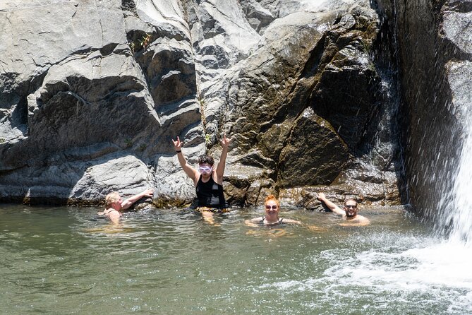 Waterfall in the jungle of Puerto Vallarta - Swimming beneath the 25-meter Quimixto waterfall