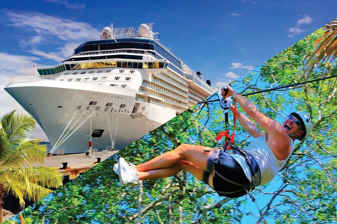 Zip Line for Cruise Ship Passengers, Puerto Vallarta Jungle Adventure - From the cruise terminal to the Sierra Madre