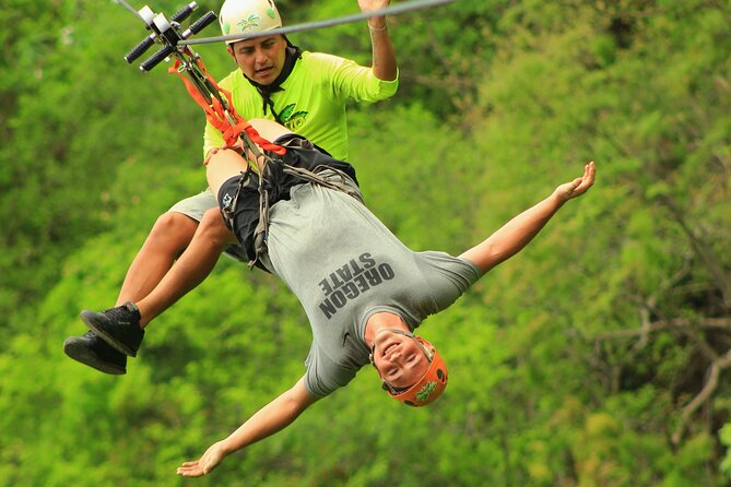 Zip Line for Cruise Ship Passengers, Puerto Vallarta Jungle Adventure - Eight lines with changing speed and height